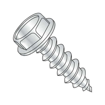 

#6-20 x 3/4 Type AB Self-Tapping Screws / Unslotted / Hex Washer / Steel / Zinc Plating (Quantity: 9300 pcs)