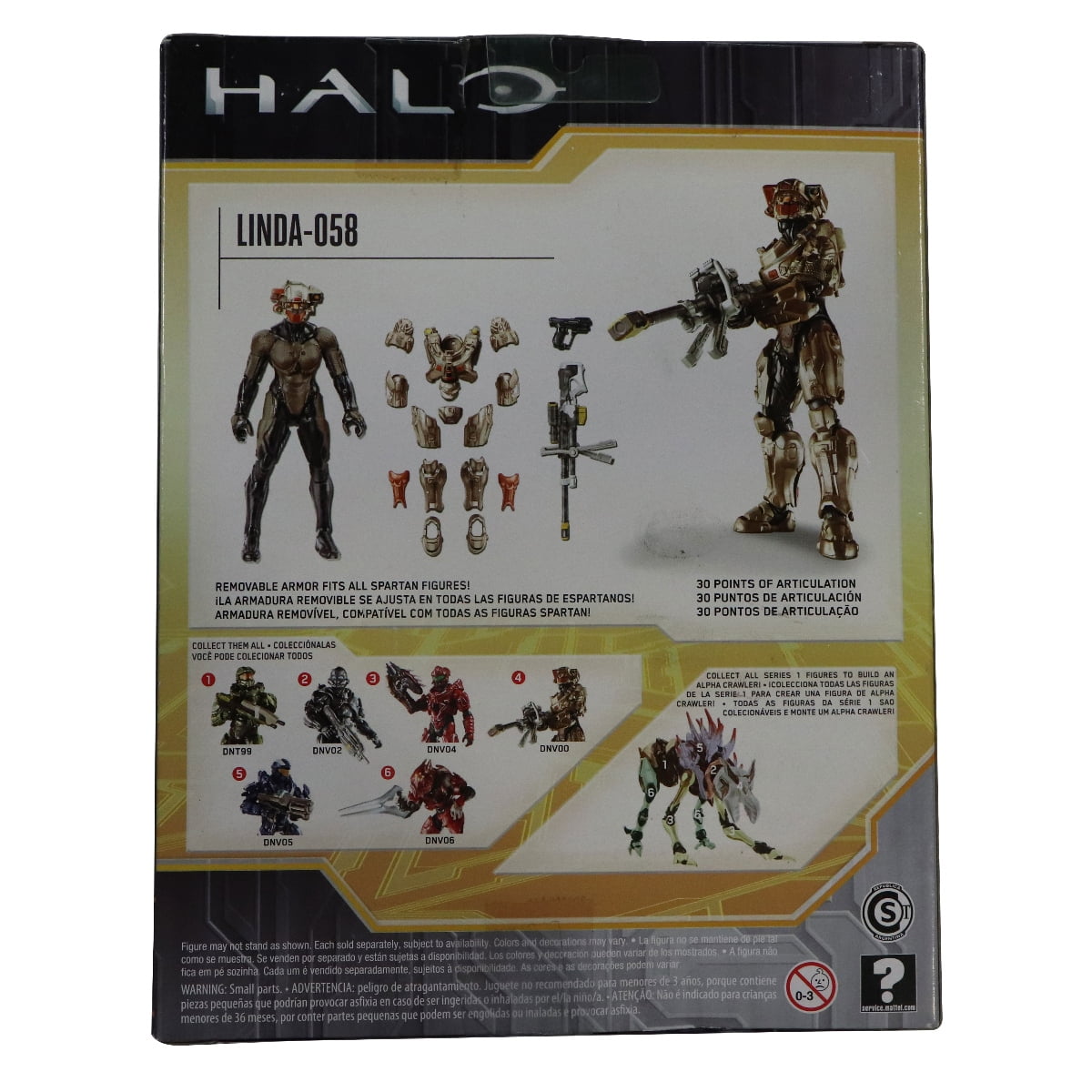Halo 6-Inch Linda-058 MATTEL HALO 6インチ Mattel Halo Spartan Linda-058 (6-inch) Action Figure with