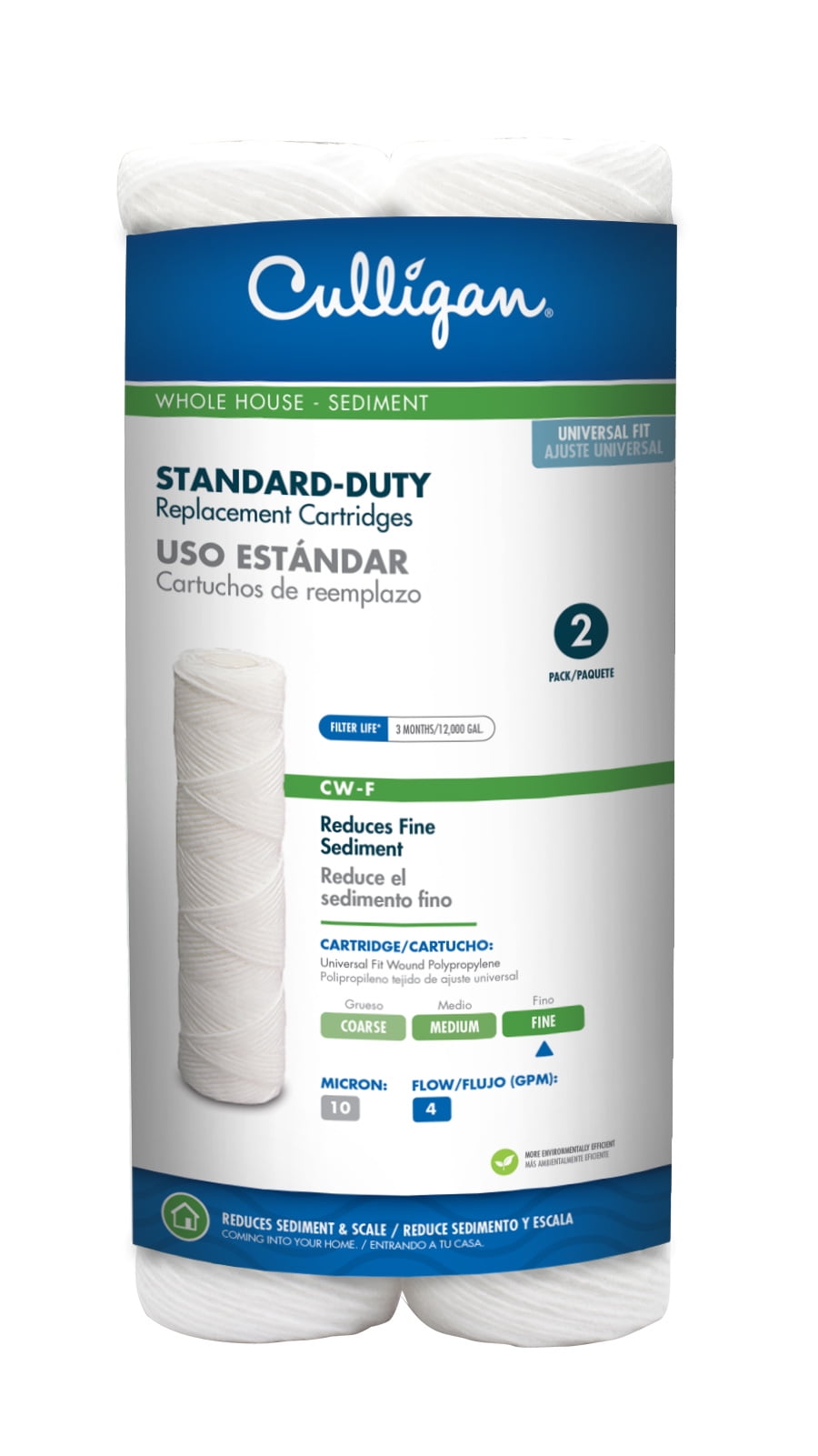CULLIGAN CP-5BBS HEAVY DUTY SEDIMENT REPLACEMENT CARTRIDGE FILTER 
