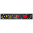 thumbnail image 3 of Colorful Chalk Style Back to School Banner Background Party Decorations Backdrop for Classroom Decor School Event Photo Props Welcome Party Supplies, 3 of 8