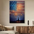 thumbnail image 2 of American Flag Canvas Wall Art, 4th of July Independence Day Canvas Print, Summer Wall Decor with US Flag, Patriotic Stencils Style Flag Picture, July 4th Wall Art for Home Office, 2 of 7