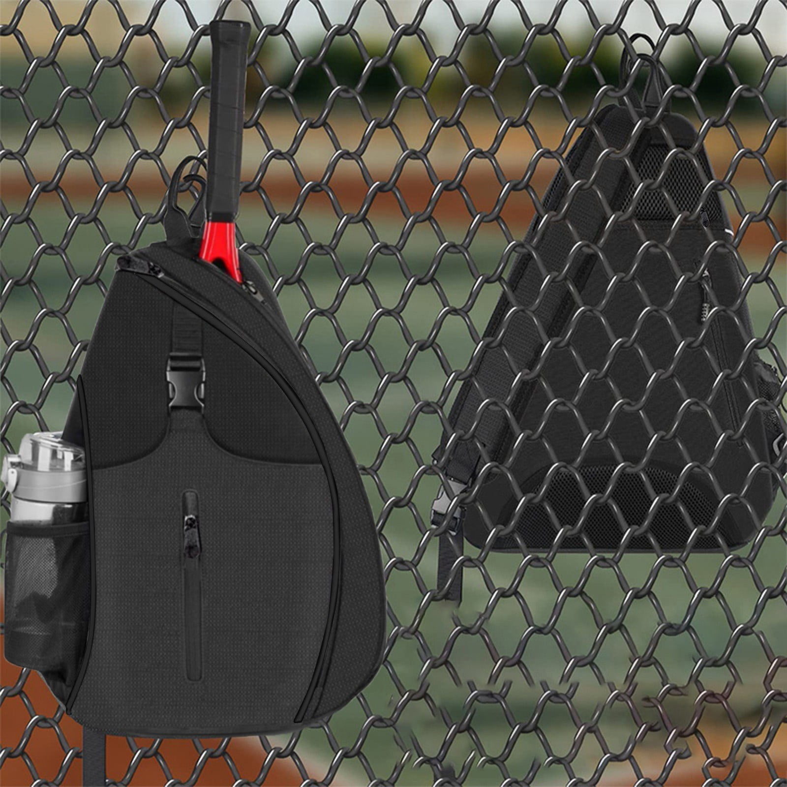 Kyusrd Badminton Racket Bag For Outdoor Sports Training Singles Shoulder Tennis Bag Backpack Crossbody Bag