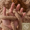 thumbnail image 3 of Crafted By Catherine Chunky Chenille Yarn - 2 Pack (8oz / 227g, 31.7 Yards Each Skein), Khaki, Gauge 7 Jumbo, 3 of 10