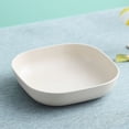 thumbnail image 2 of Less Than 5 Tableware Square Bowl Wheat Straw Spaghetti Bowl Lightweight Bowl Party Snack Soup Dessert Rice Plate, 2 of 6