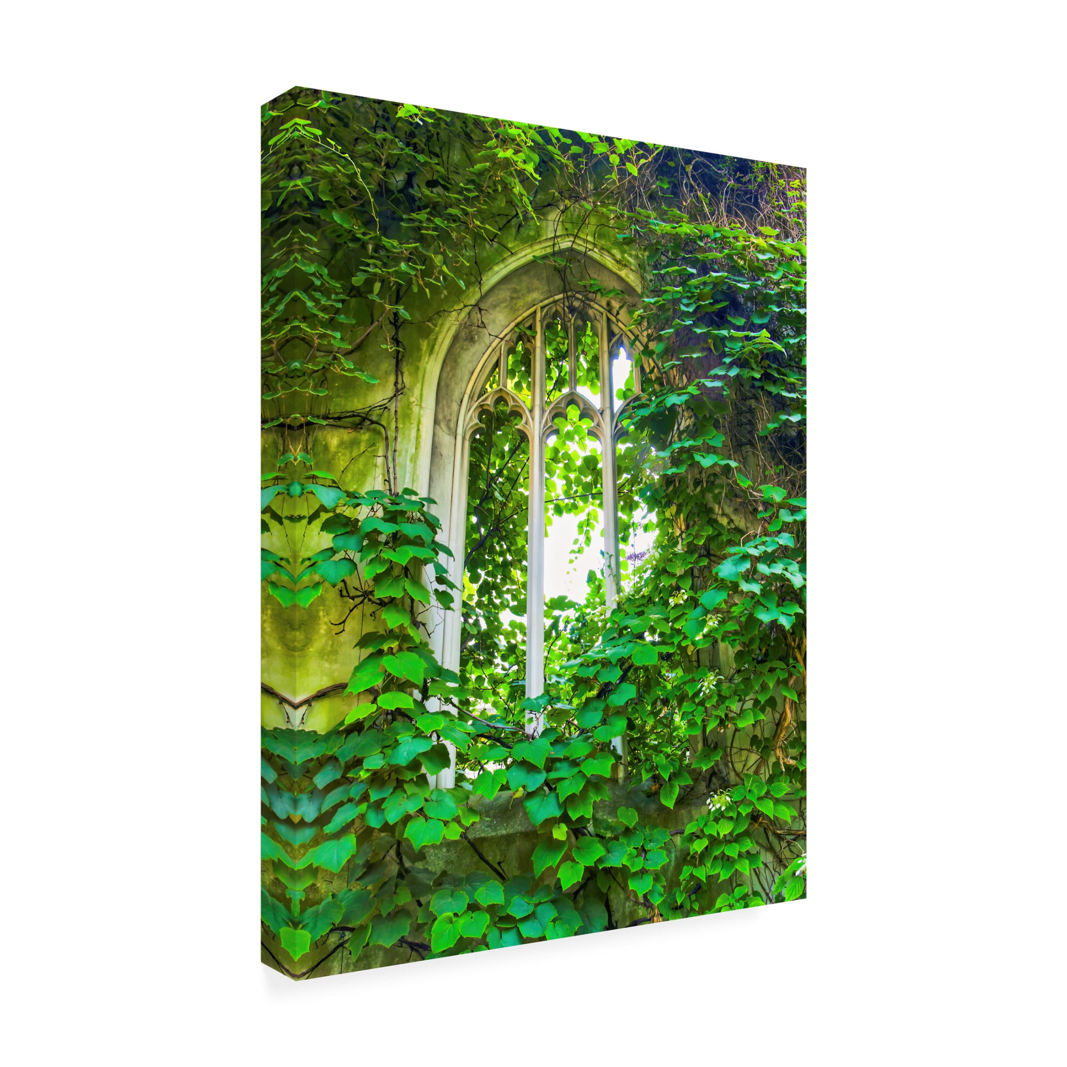 Canvas Wall Art - Mark A Paulda 'Old St Dunstan In The East' Wall Art for Living Room, Bedroom, or Office Décor by Trademark Fine Art - 24 x 32 Inches