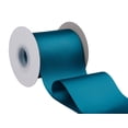 thumbnail image 3 of Listón satinado de poliéster color teal de 25 yardas para envolver regalos, 3 of 3