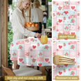 thumbnail image 5 of Pioneer Flower Floral Print Pattern Round Tablecloth 60 X 60 Inch, Wrinkle Resistant Wipeable Table Cloth for Kitchen Dining Picnic Patio Party, 5 of 6