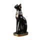 thumbnail image 5 of Estatua de la diosa gata Bastet, figura decorativa de animal, gatito, color negro antiguo 105x16x305cm, 5 of 9