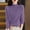 Dark Purple, variant on Stichou Sweaters for Women Long Sleeve Crewneck Pullover Comfort Sweater Ladies Fall Winter Sweaters Tops Trendy 2025 Dark Purple S