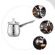thumbnail image 5 of Cafetera turca Zonh de acero inoxidable de 200 ml con boquilla, 5 of 6