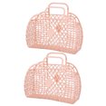 thumbnail image 1 of CSChome Bath Storage Basket Storage Basket with Handle: Large Capacity Hollow Design Beach Sundries Container, Home Supplies Organizer, 1 of 6