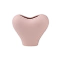 thumbnail image 2 of Jarrón de cerámica con forma de corazón, arreglo floral, decorativo, elegante y novedoso, florero para rosa, 2 of 8