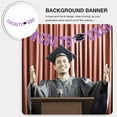 thumbnail image 6 of ELAYARD Fashionable Purple Graduation Banner, Excellent Craftsmanship, Ideal for Party Decor and Photo Props, 6 of 7