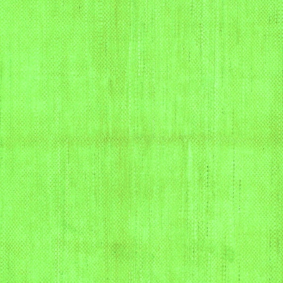 Ahgly Company Indoor Square Solid Green Modern Area Rugs, 8' Square