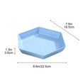 thumbnail image 3 of Feltree Hexagonal Large Fruit Tray Home Living Room Coffee Table Candy Tray Food Tray, 3 of 7