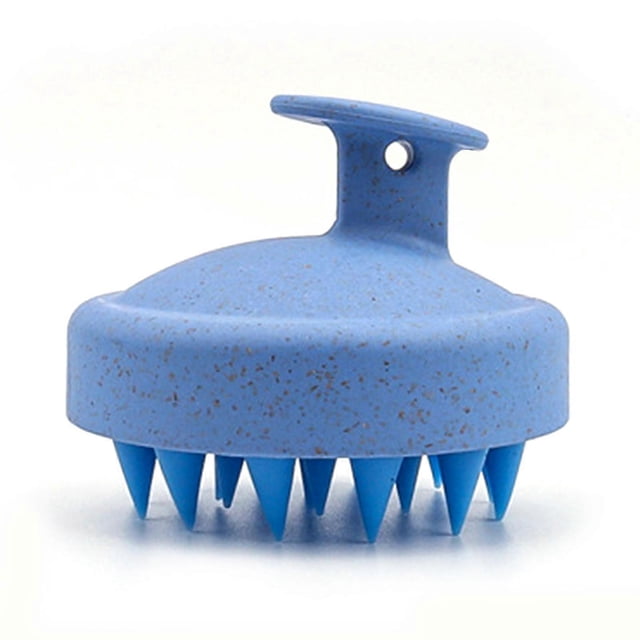 Wheat Straw Massage Shampoo Brush Ergonomic Bath Massage Brush for Women Girl