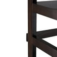 thumbnail image 5 of Simpli Home Acadian SOLID WOOD 63 inch x 30 inch Transitional Ladder Shelf Bookcase in Brunette Brown, 5 of 6
