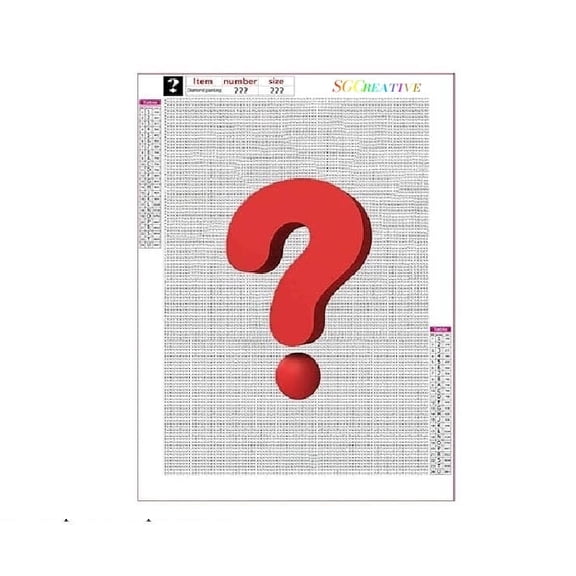 Mystery Diamond Art Painting Kit, 12x16 Inch Full Round Drill Surprise Random Diamond Art for Adults, Paint with Diamond for Gift,Wall Decor