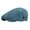 Smalt, variant on Korean Fashion Cotton Jacquard Denim Beret for Women, British Retro Versatile Forward Cap, Striped Duckbill Cap for Men
