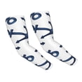 thumbnail image 6 of Lsque Navy Blue Anchor Cooling Arm Sleeves for Men & Women -Compression Sleeves to Cover Arms for Working,Sun Sleeves for UV Protection,Breathable, Moisture-Wicking, 6 of 8