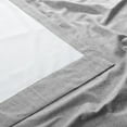 thumbnail image 6 of Millennial Grey Thermal Cross Linen Weave Blackout Grommet Curtain (1 Panel), Millennial Grey, 50W X 96L, 6 of 6