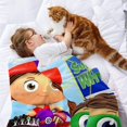 thumbnail image 2 of Super Why anti-pilling, suave, ligera, esponjosa y acogedora de lujo para hogar y cocina – Perfecta para niños y adultos,50X70cm, 2 of 6