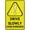 Warning Sign 1, variant on Metal Aluminum Sign Courtesy Parking Only Metal Sign With Symbol 8"x12", Aluminum UV Printed 4 Pre-Drilled Holes, Indoor Outdoor Use for Car Business Home Office Parking Lot