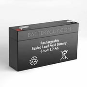 BatteryGuy Ritar RT613 replacement 6V 1.2Ah battery - BatteryGuy brand equivalent