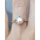 thumbnail image 2 of 1 PC Classical Cubic Zirconia & Faux Pearl Ring For Women For Wedding Anniversary Jewelry Gift, 2 of 5
