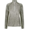 thumbnail image 3 of Holloway M Ladies Electrify Coolcore® 1/2 Zip Pullover Olive Heather 222774, 3 of 5