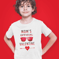 thumbnail image 3 of Boys Valentines Day Shirt - 2021 Valentines Day Shirts for Boys - Valentine Shirts for Kids - Mom's Official Valentine, 3 of 8