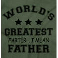 thumbnail image 2 of Worlds Greatest Farter Father Funny Men's Graphic T Shirt Tees Brisco Brands S, 2 of 5