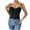 Black, variant on LYXSSBYX Tank Tops for Women Women's Small Waistcoat With Wrapped Chest Waist and Shoulder Solid Vest
