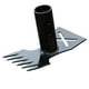 thumbnail image 2 of Azadón de acero manganeso de alta resistencia | Diseño triangular reforzado para volteo lateral | Herramienta manual para aflojar tierra, hacer surcos, plantar verduras | Cultivador de jardín, 2 of 3