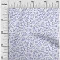 thumbnail image 2 of oneOone Cotton Jersey Blue Fabric Conversational Print Sewing Craft Projects Fabric Prints By Yard 58 Inch Wide, 2 of 4