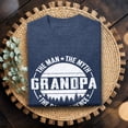 thumbnail image 4 of Jollimate The Man The Myth The Bad Influence Shirt, Funny Grandpa Shirt, Gift From Grandkids, 4 of 6