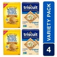 thumbnail image 2 of Triscuit Original Whole Grain AKF18 Wheat Vegan Crackers and Wheat Thins Original Whole Grain Wheat Snacks Variety Pack, 4 Boxes, 2 of 3