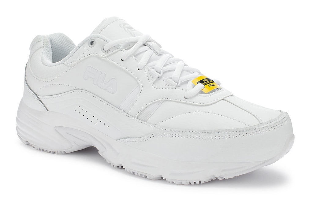 white filas for men