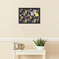 thumbnail image 3 of PinPix 20x14 Custom Cork Bulletin Board Fruit on Vine Black Poster Board Has a Fabric Style Canvas Finish, Framed in Fruit on Vine Black, by ArtToFrames (PinPix-1896), 3 of 5