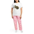 thumbnail image 4 of CafePress - Gold Norse Dragon Women's Light Pajamas - Women's Short Sleeve Print T-Shirt and Pants Light Cotton Pajama Set, 4 of 7