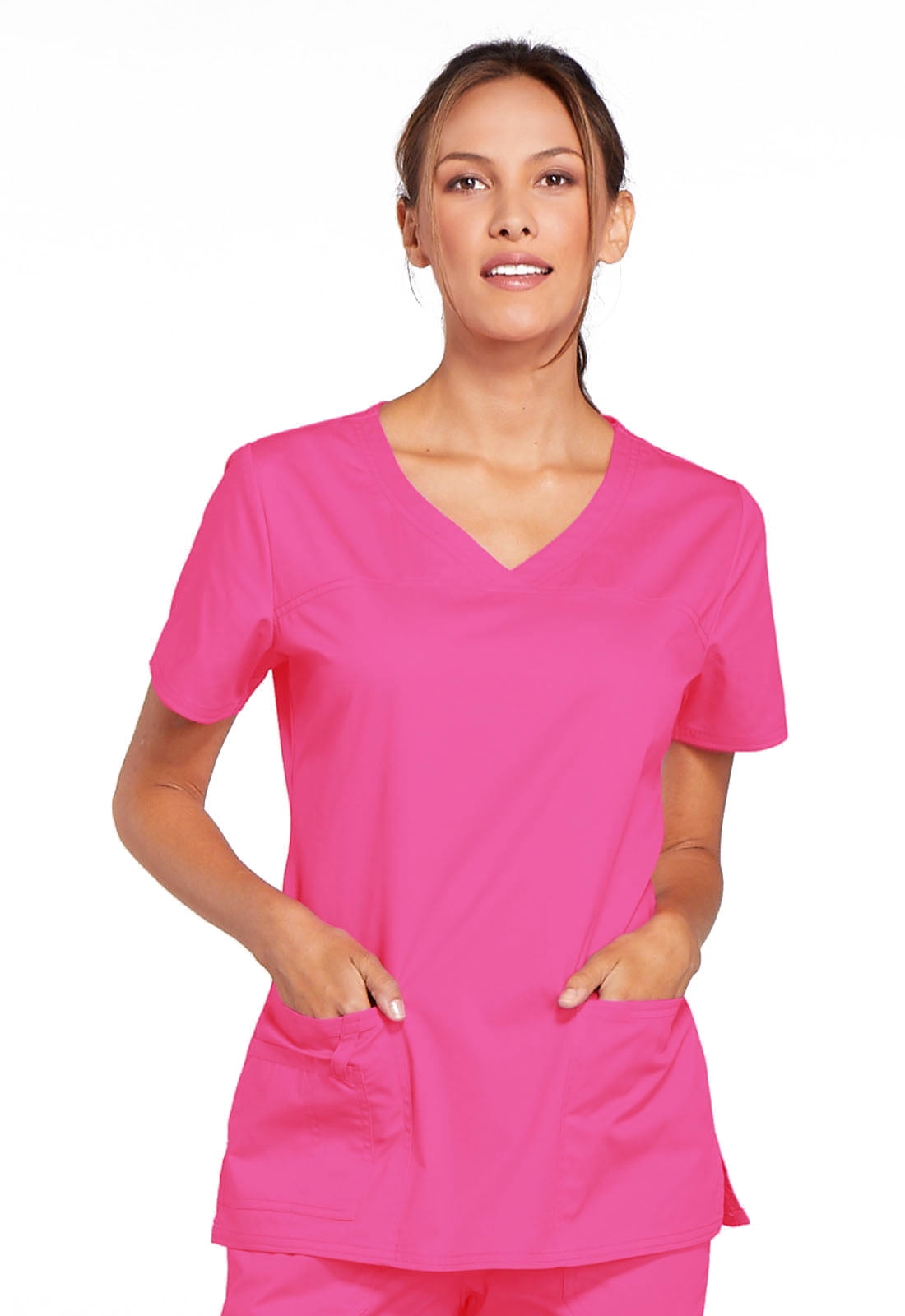 Cherokee Cherokee Workwear Core Stretch Scrubs Top for Women VNeck
