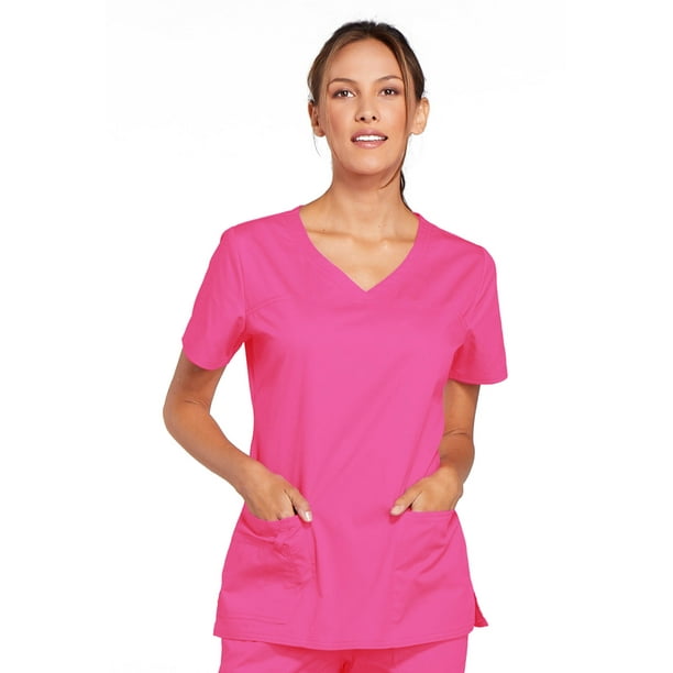 Cherokee Cherokee Workwear Core Stretch Scrubs Top for Women VNeck