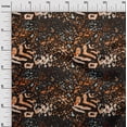 thumbnail image 3 of oneOone Silk Tabby Orange Fabric Animal Quilting Supplies Print Sewing Fabric By The Yard 42 Inch Wide, 3 of 5