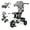 Gray, variant on Tricycle, 5-in-1 Folding Trike Stroller w/Adjustable Handle & Canopy, Reversible Seat, Safety Belt, Folding Pedal, , Storage, Push Tricycle for Toddlers 1-5 Years Old ()