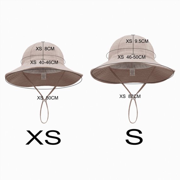 Gibobby Baby Sun Hat UPF 50+ Sun Protective Toddler Bucket Hat Cartoon Print Wide Brim Summer Outdoor Play Beach Hat for Boys Girls 12-18 Months 1T 2T 3T 4T 5T 6T(S,M)