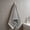 Black, variant on Classic Striped Hand Towel, 29.1x13.3 Inch Soft Cotton Blend Bath Cloth with White Border, 1 Pack
