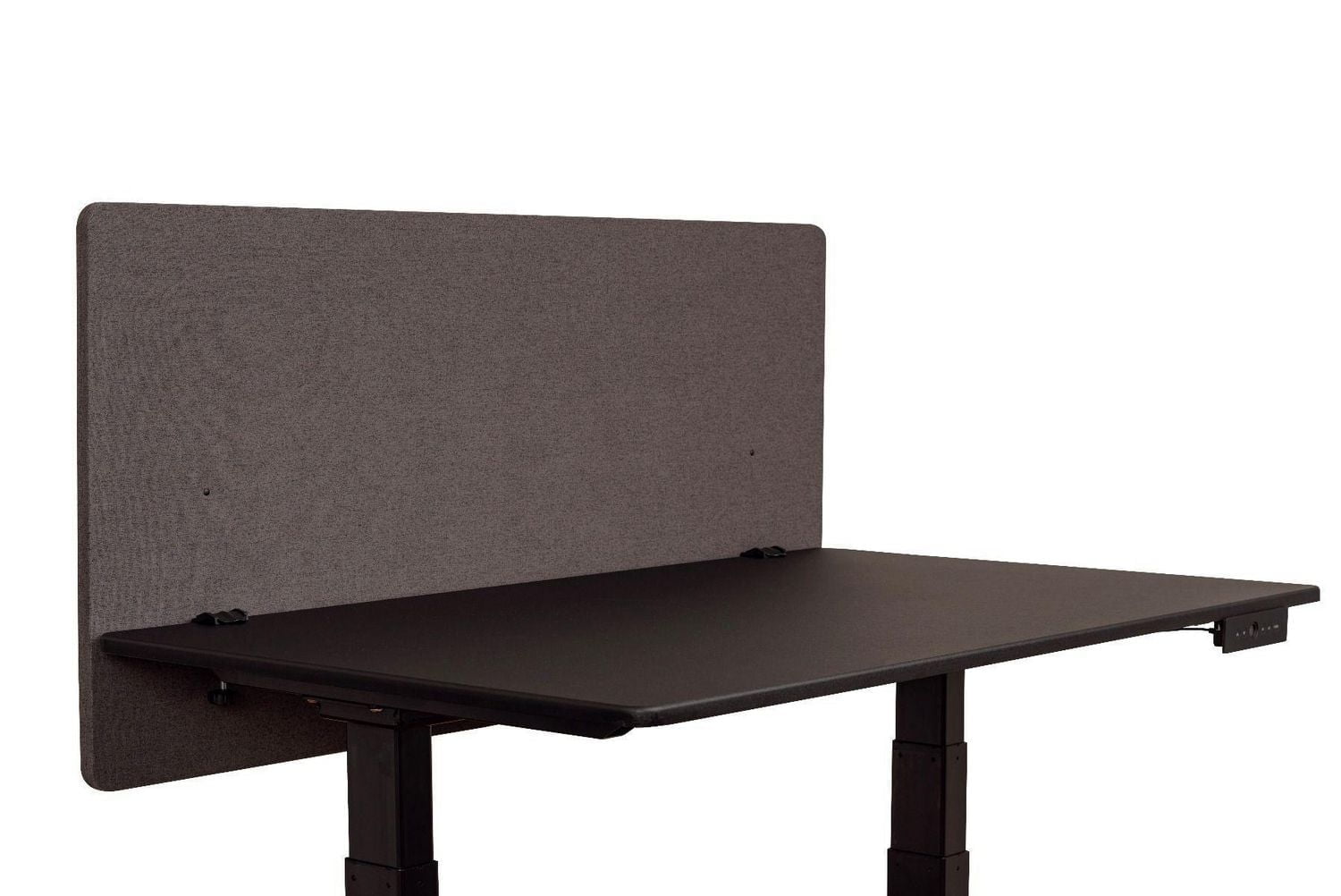 Luxor Récupère le Panneau de Confidentialité de Bureau de 48" de Largeur x 24" de Hauteur - Gris Ardoise