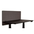 thumbnail image 1 of Luxor RECLAIM 48”W x 24”H Desktop Privacy Panel - Slate Gray, 1 of 4