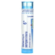 Boiron Gelsemium Sempervirens 6C, Homeopathic Medicine for Apprehension With Trembling, Headaches, 80 Pellets