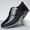 Black, variant on Soft-Soled Versatile Trendy Men's Casual Shoes